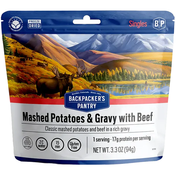 Mashed Potatoes and Gravy with Beef