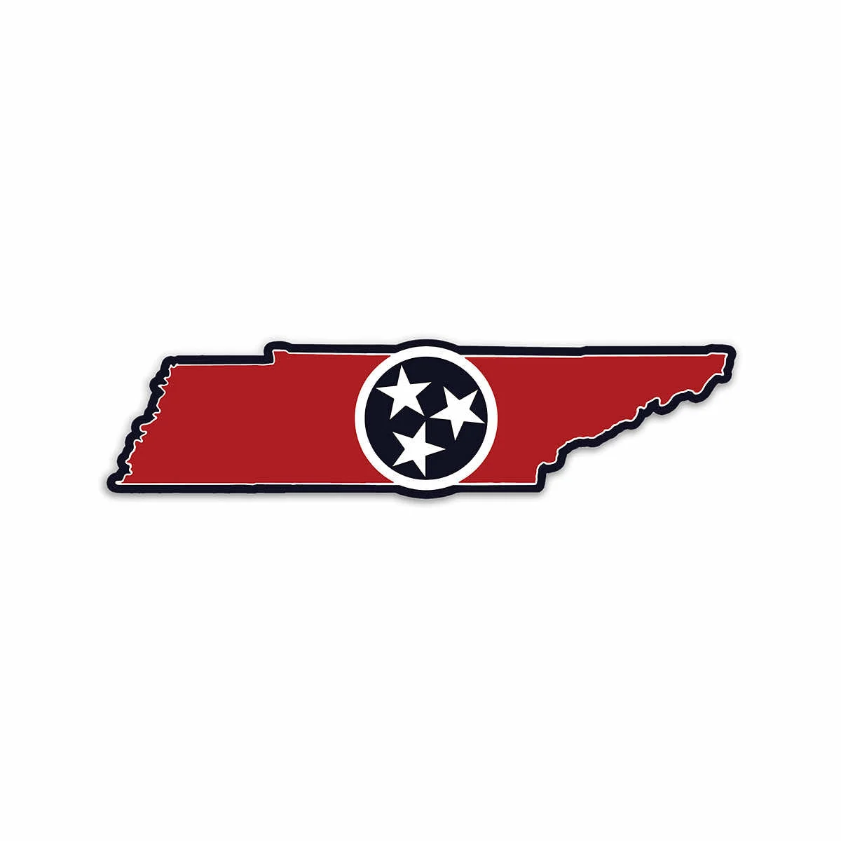 Mast General Store Tennessee Tri-Star State Sticker