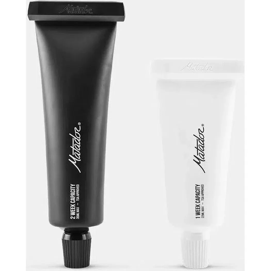 Matador Refillable Toothpaste Tubes (2-Pack)