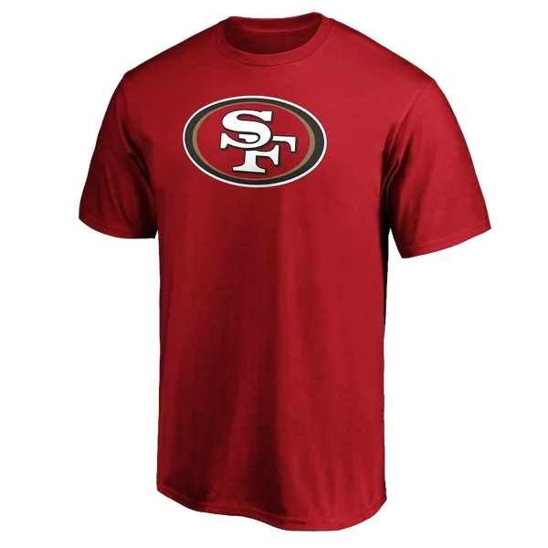 Men's 49ers Cotton Primary Logo Short Sleeve