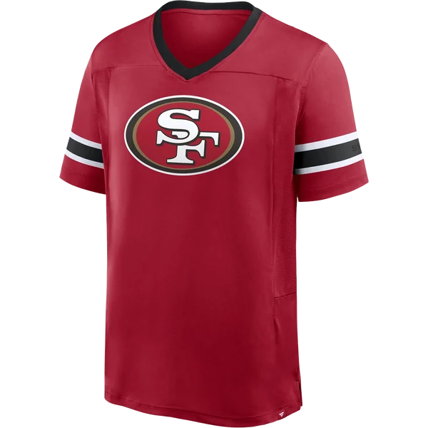 Men's 49ers Pigskin Hashmark Short Sleeve Top