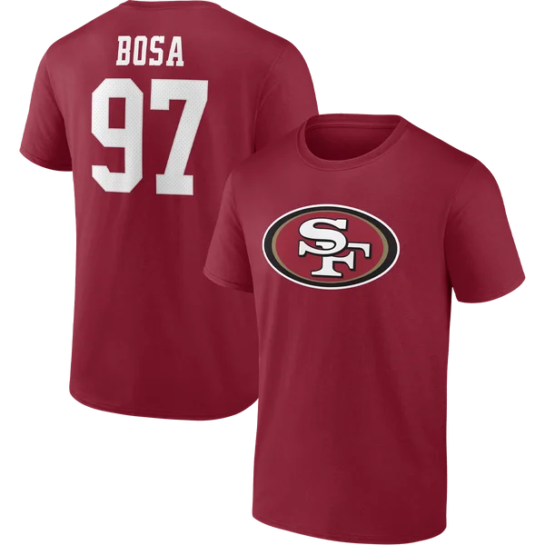 Men's 49ers Player Icon Name and Number Tee - Bosa