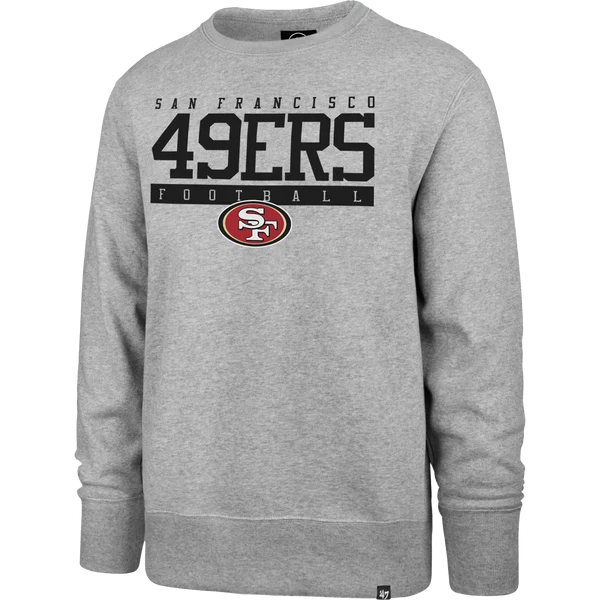 Men's 49ers Sideline Block Headline Crew