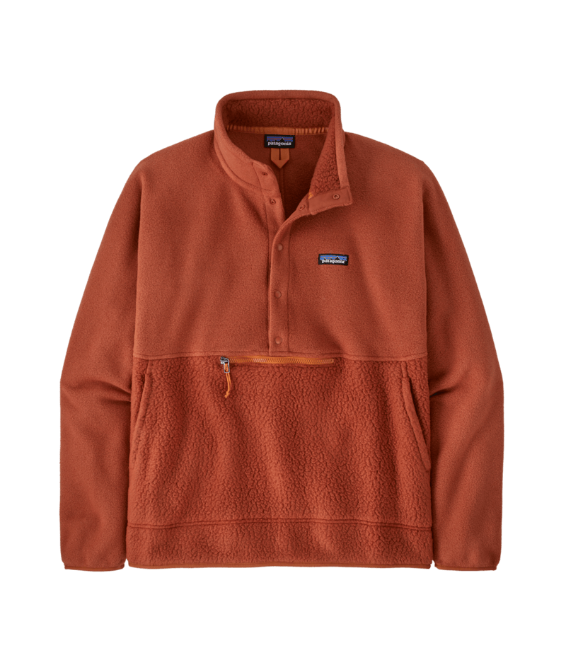 Men's Retro Pile Half-snap Pullover