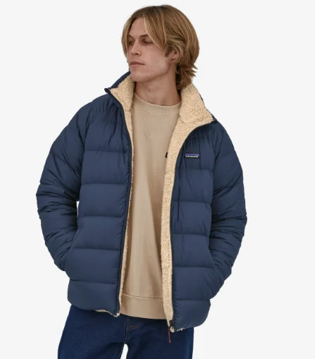 Men's Reversible Silent Down Fleece Jacket