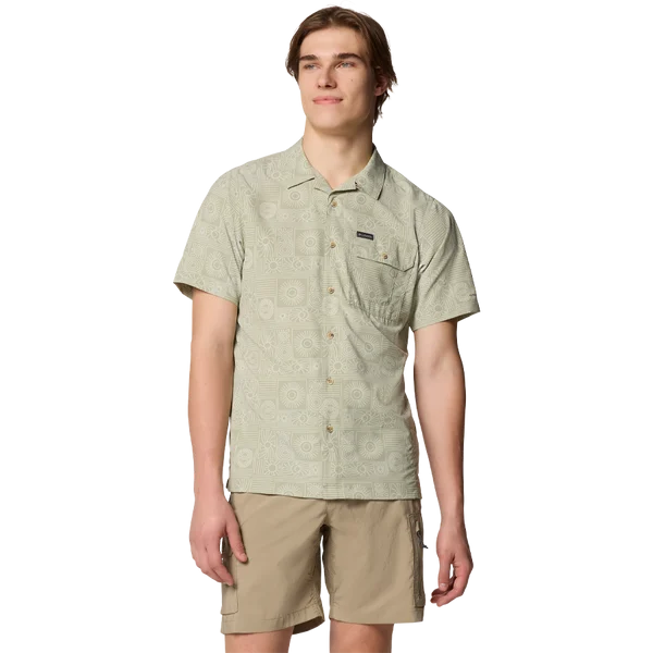 Men's Tech Trail Utility Print Woven Short Sleeve Shirt