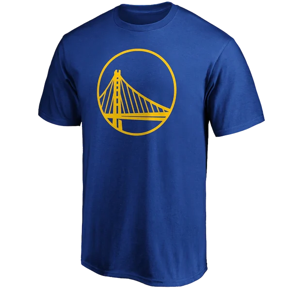 Men's Warriors Cotton Primary Logo Short Sleeve