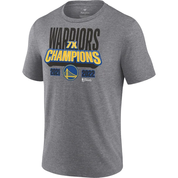 Men's Warriors NBA Champs Shot Clock Tee