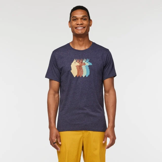 Mens Llama Sequence Organic T-shirt