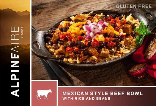 Mexican Style Beef Bowl (with Rice and Beans)