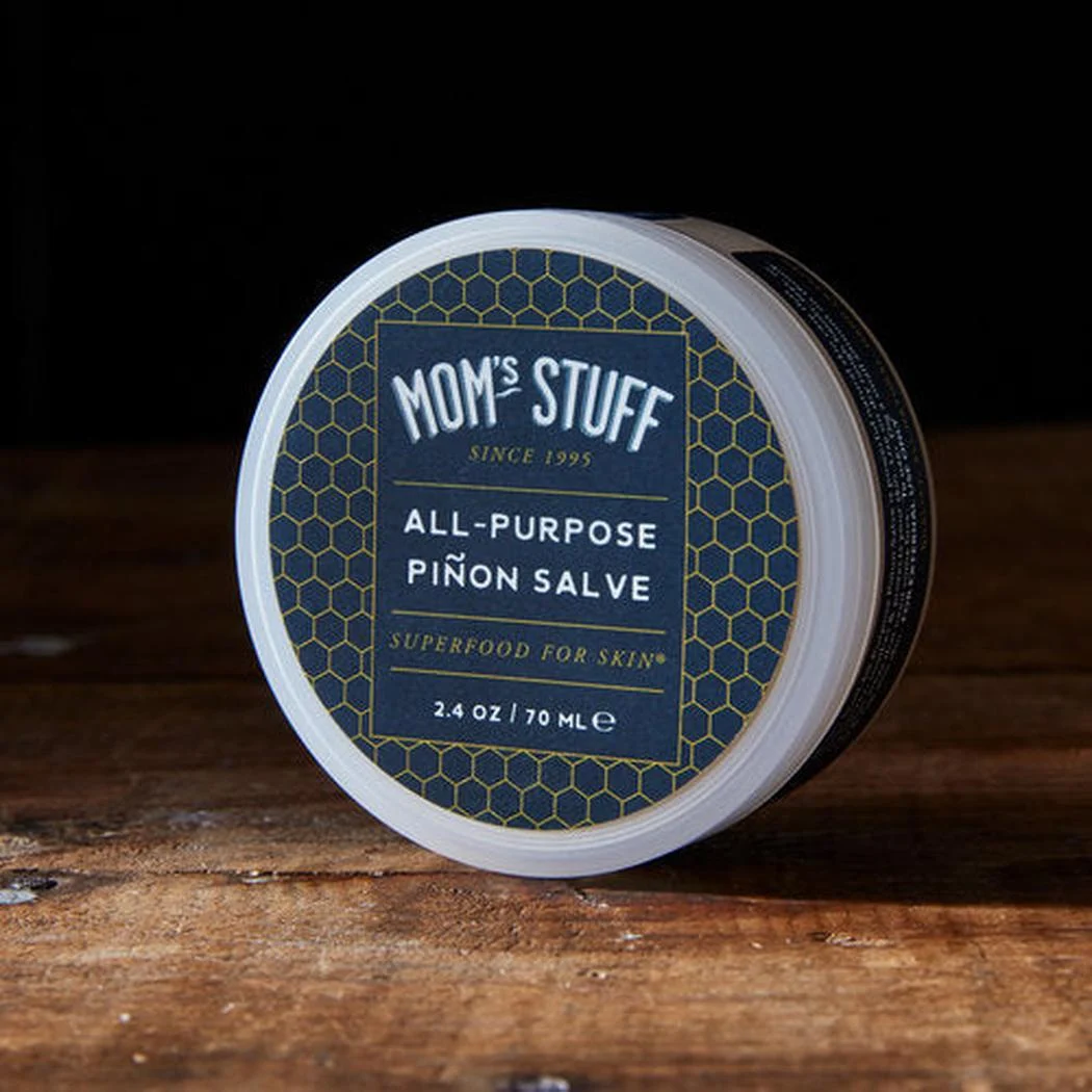 Moms Stuff Salve All Purpose Pinon Salve - Full Size Plastic Jar