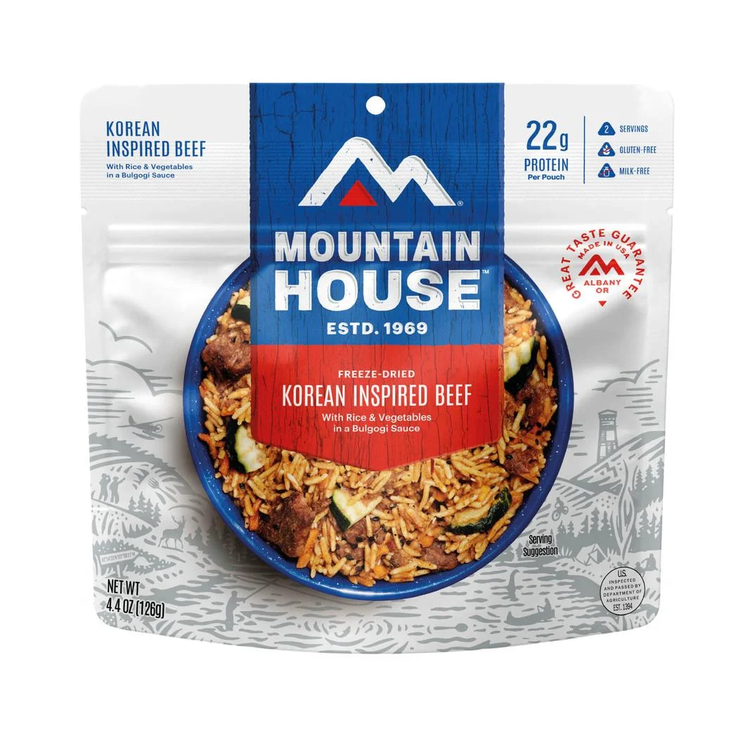 Mountain House Korean Inspired Beef in Bulgogi Sauce (GF)