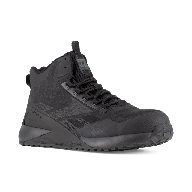 Nano X1 Adventure Work - RB3484Men's Athletic Work Mid Cut - Black