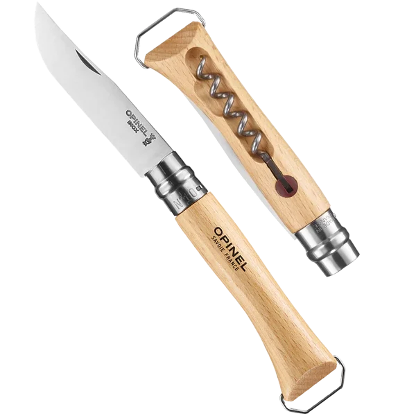 No. 10 Corkscrew Bottle Knife with Bottle Opener