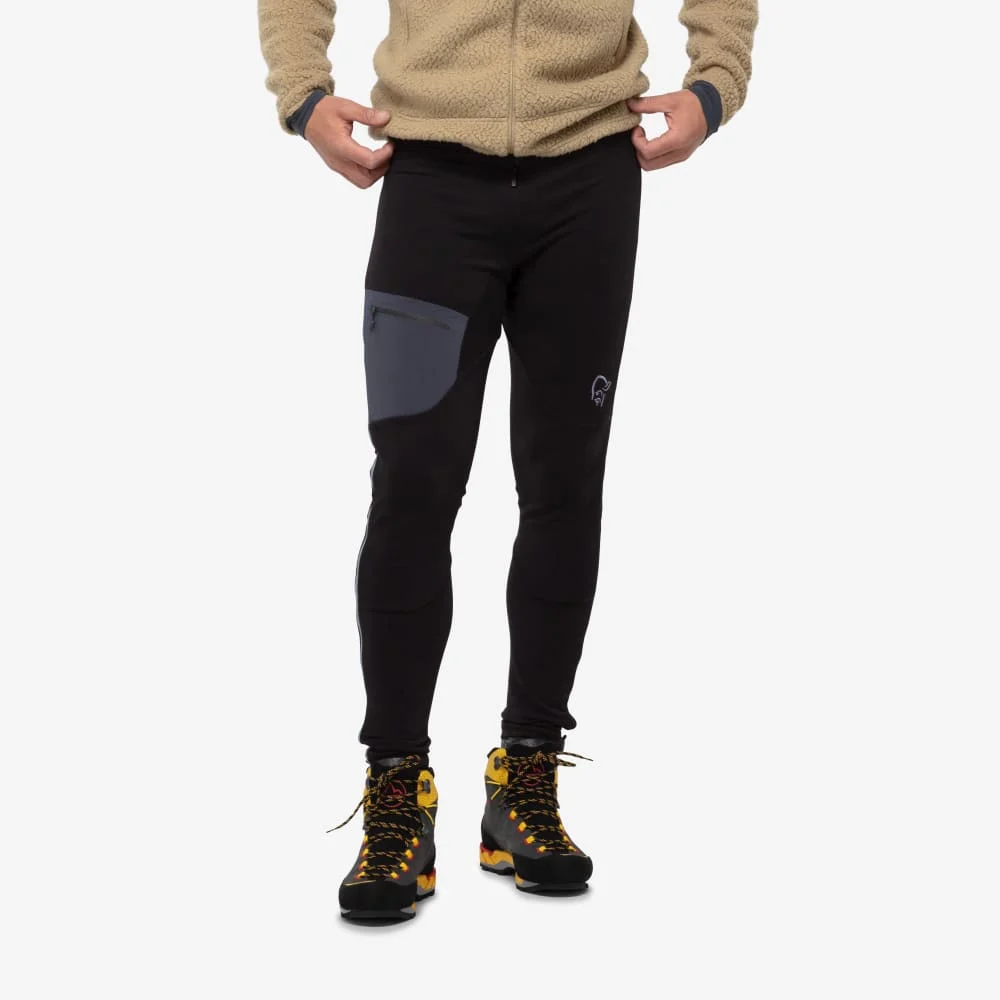 Norrona Trollveggen warmwool2 stretch Tights Men's | Miyar Adventures