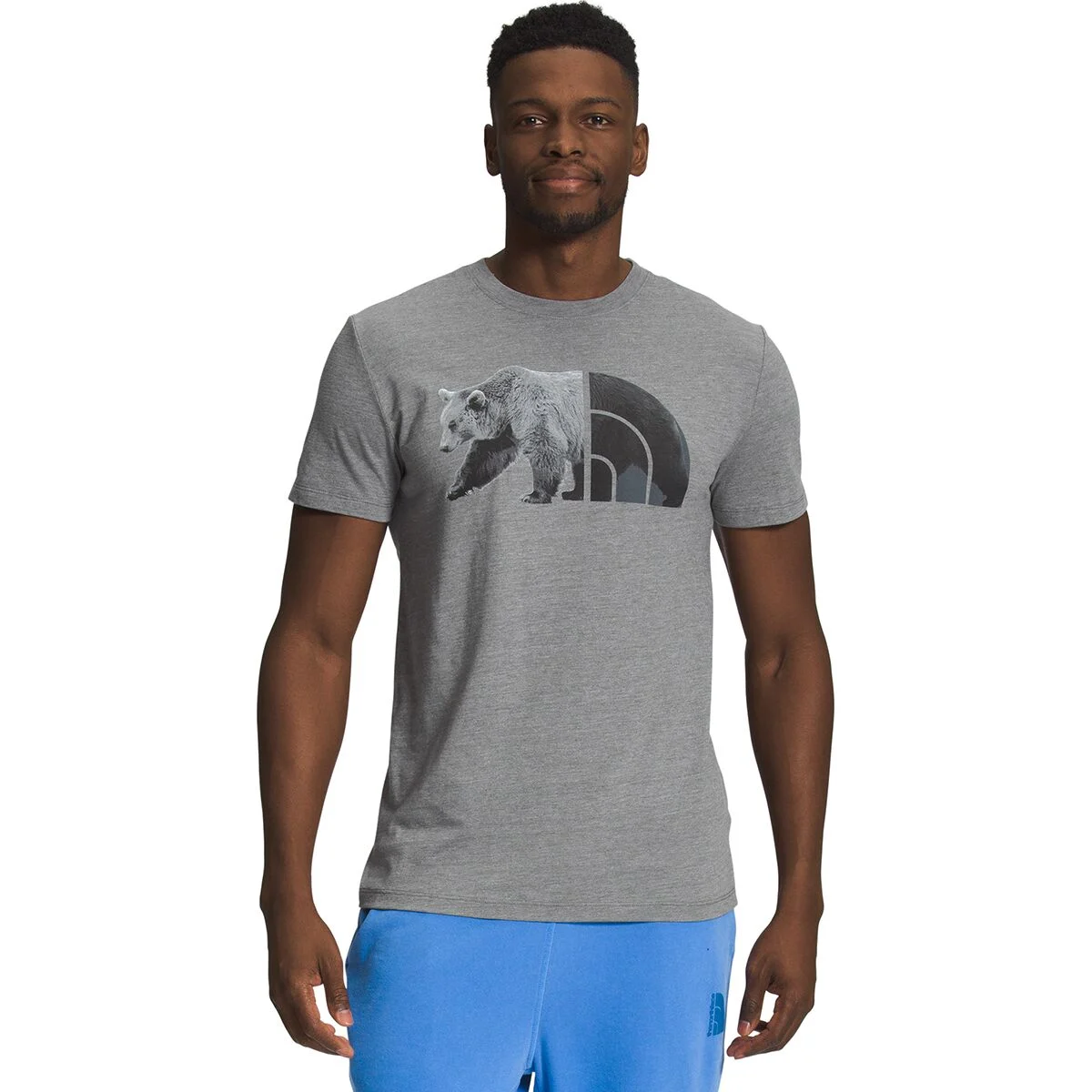 The North Face Tri Blend Bear Short Sleeve Tee Men's | Miyar Adventures
