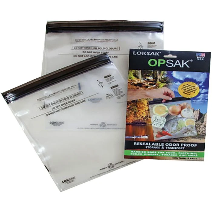 OPSAK BARRIER BAG 9" X 10" 2 PACK