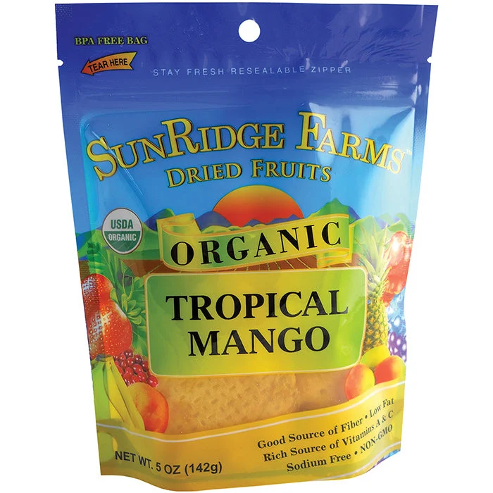 ORGANIC MANGO SLICES SUNRIDGE FARMS