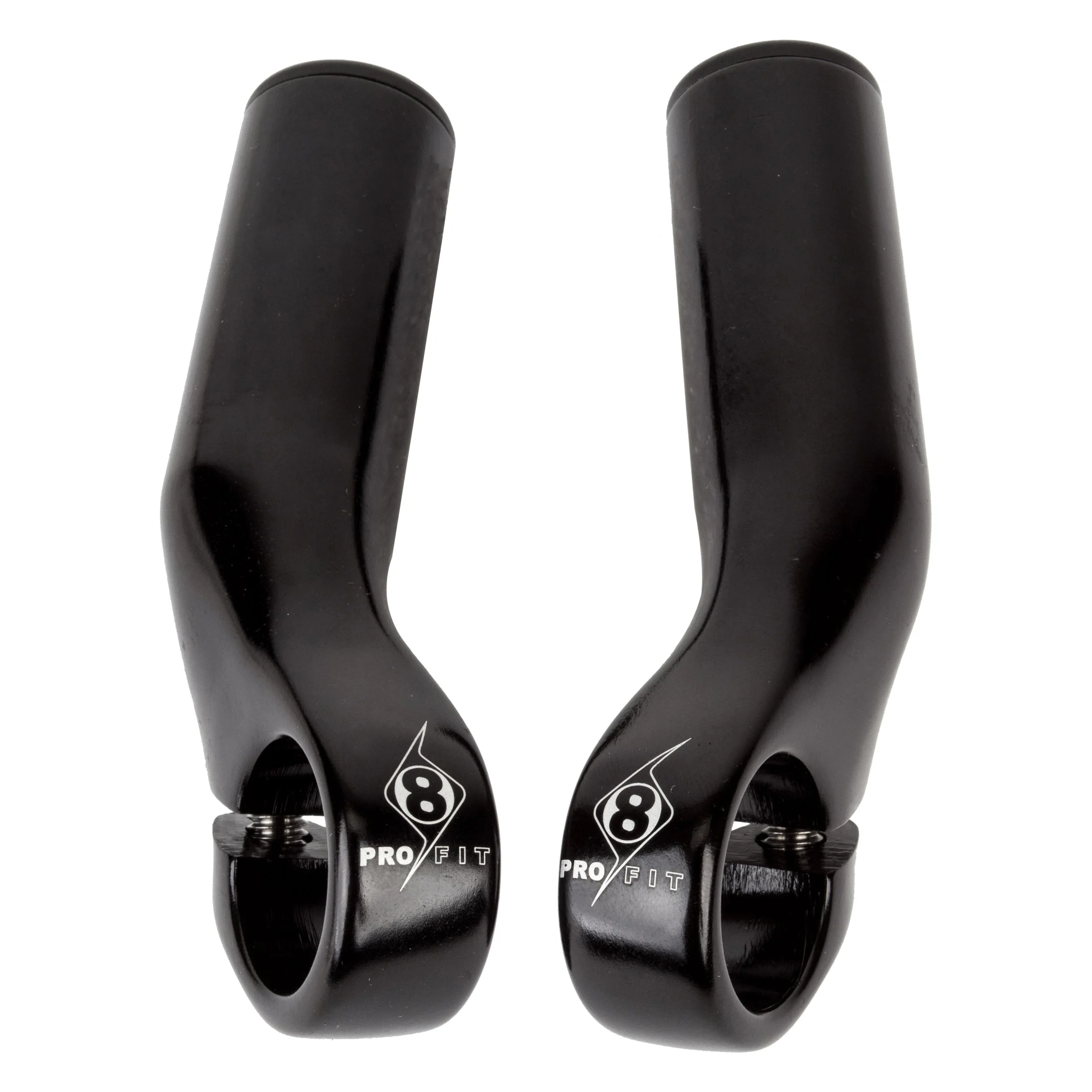 Origin8 Pro-Lite Bar Ends P-Lite Alloy Black | Miyar Adventures
