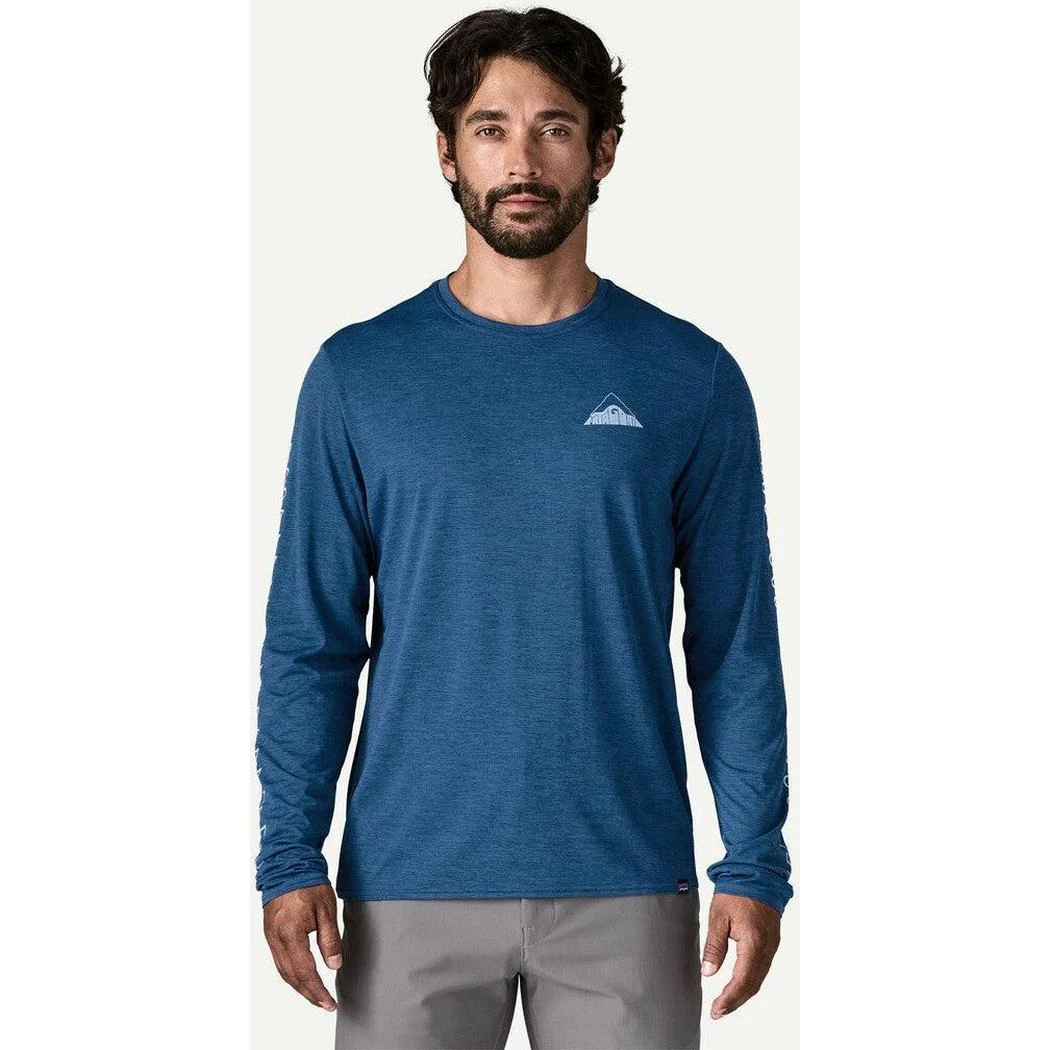 Patagonia Men's Long Sleeve Cap Cool Daily Graphic Shirt - Lands