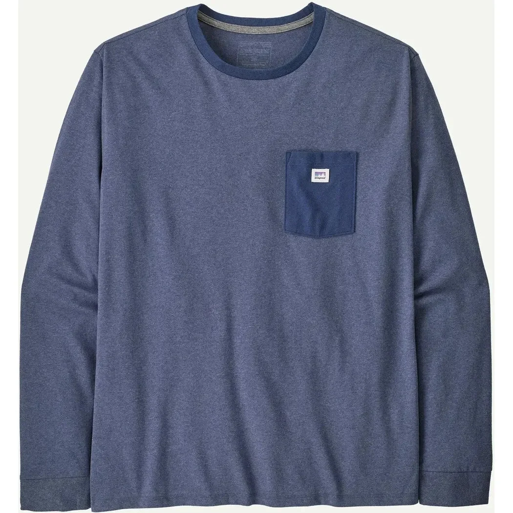 Patagonia Men's Shop Sticker Pocket Responsibili-Tee