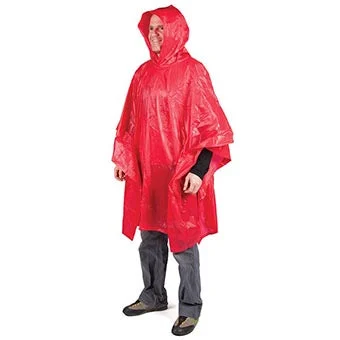 PEREGRINE RAIN PONCHOS -RED