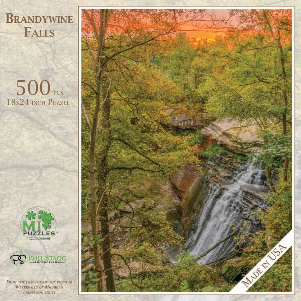 Phil Stagg Photography Brandywine Falls - Cuyahoga National Park - 500 Piece Puzzle