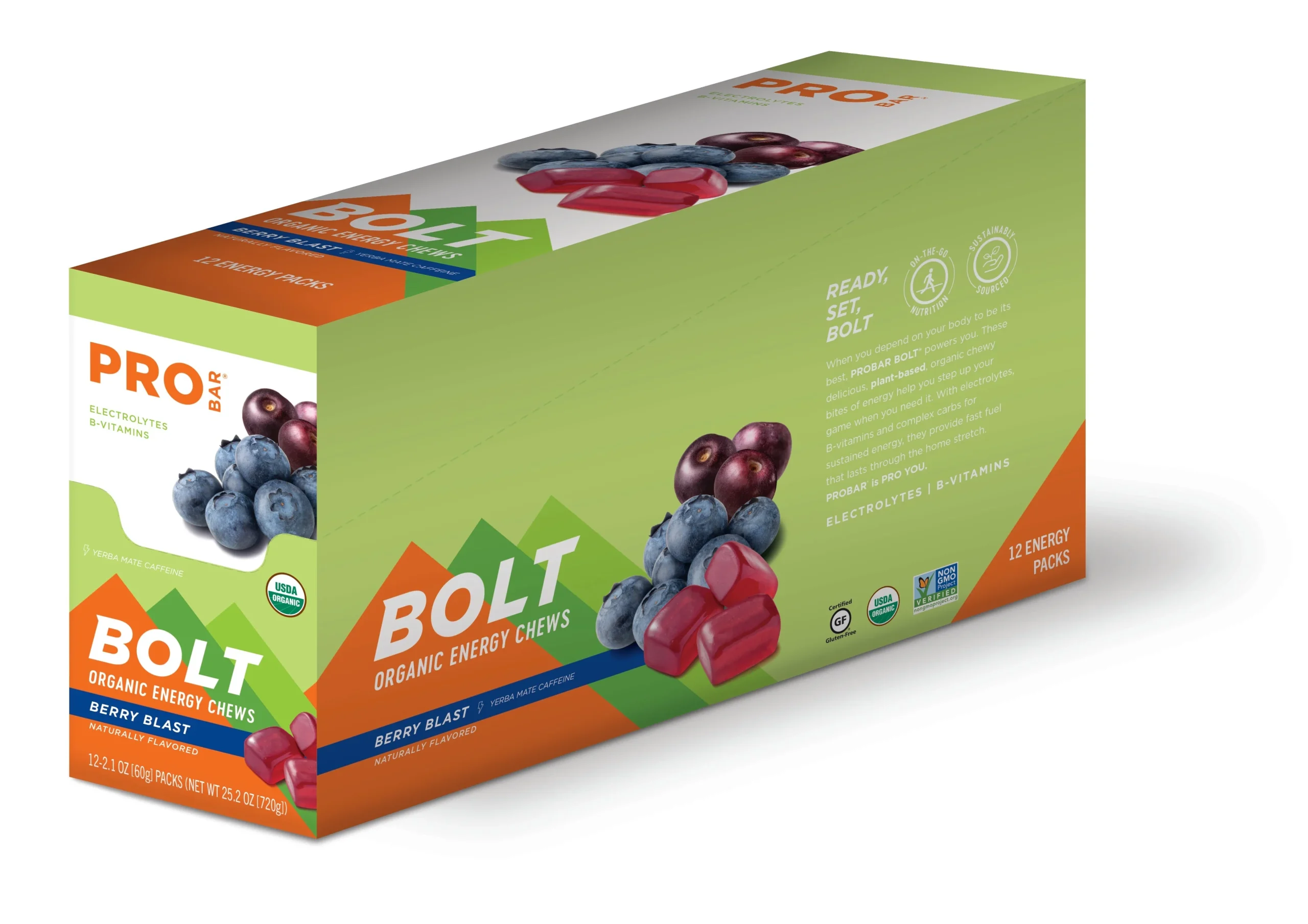 Probar Bolt Chews Berry Blast 12-Pack | Miyar Adventures