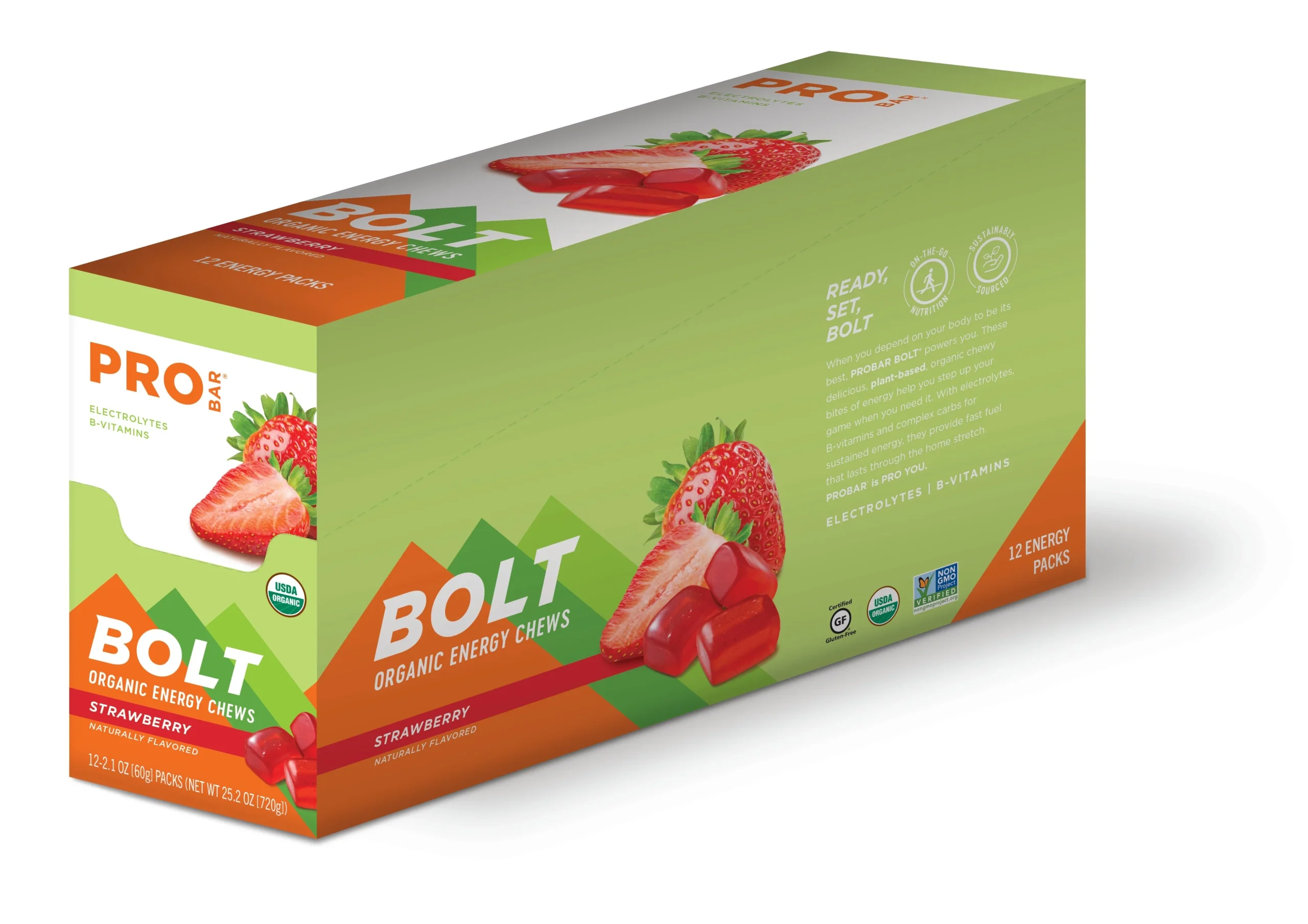 Probar Bolt Chews Strawberry 12-Pack | Miyar Adventures