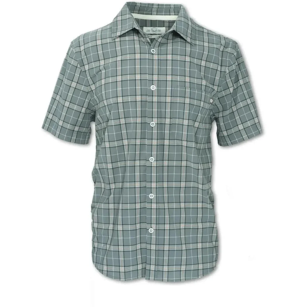Purnell Men's 4-Way Quick Dry Stretch Olive Shirt
