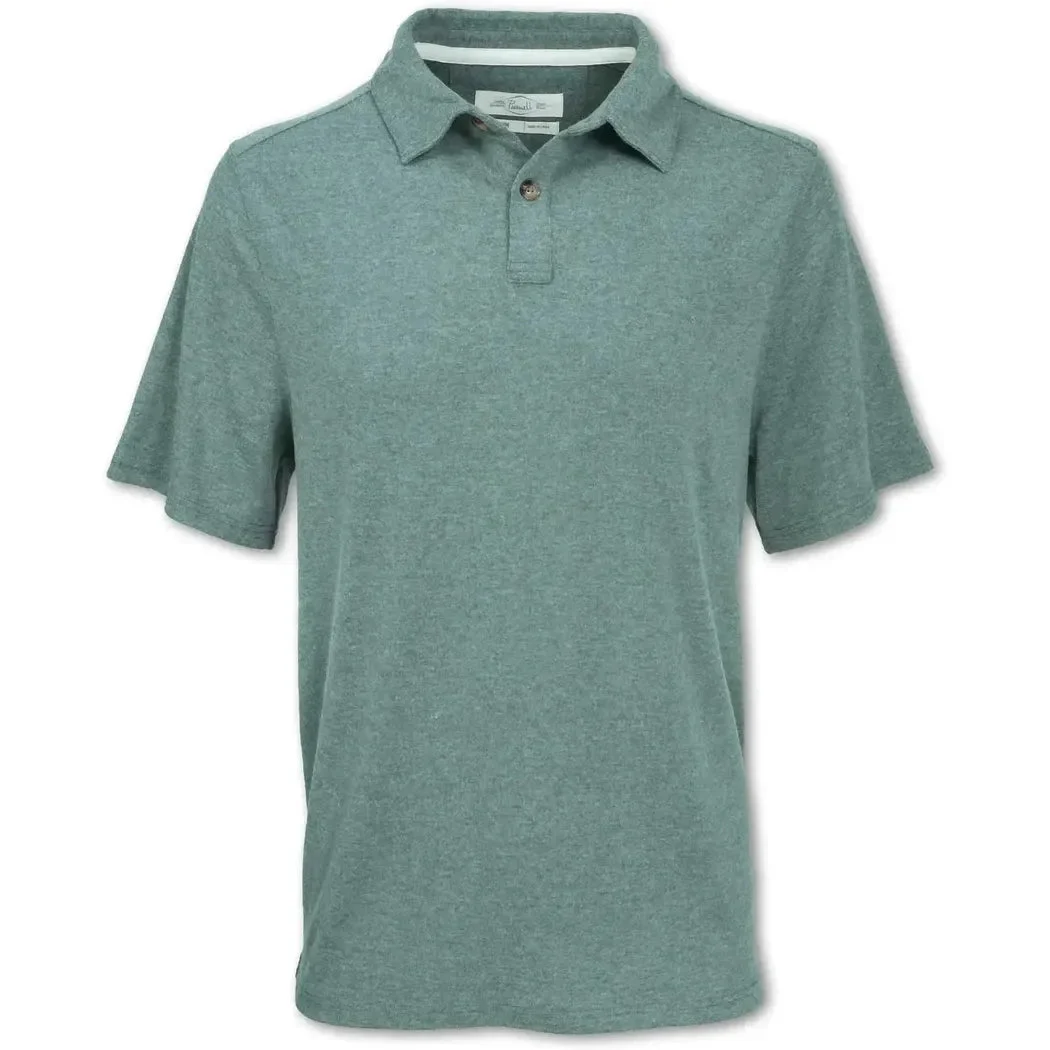 Purnell Men's Performance Knit Heathered Polo