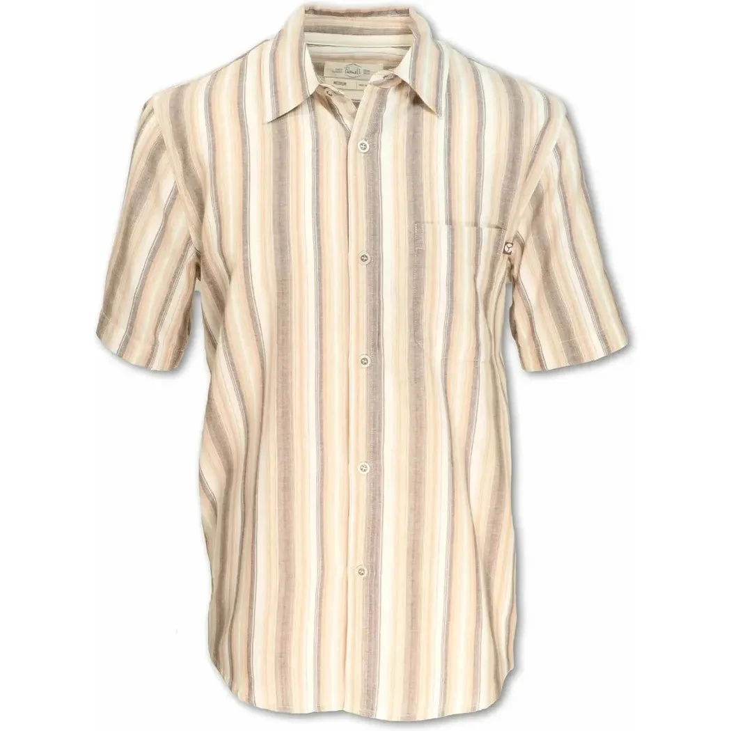 Purnell Men's Short Sleeved Striped Shirt