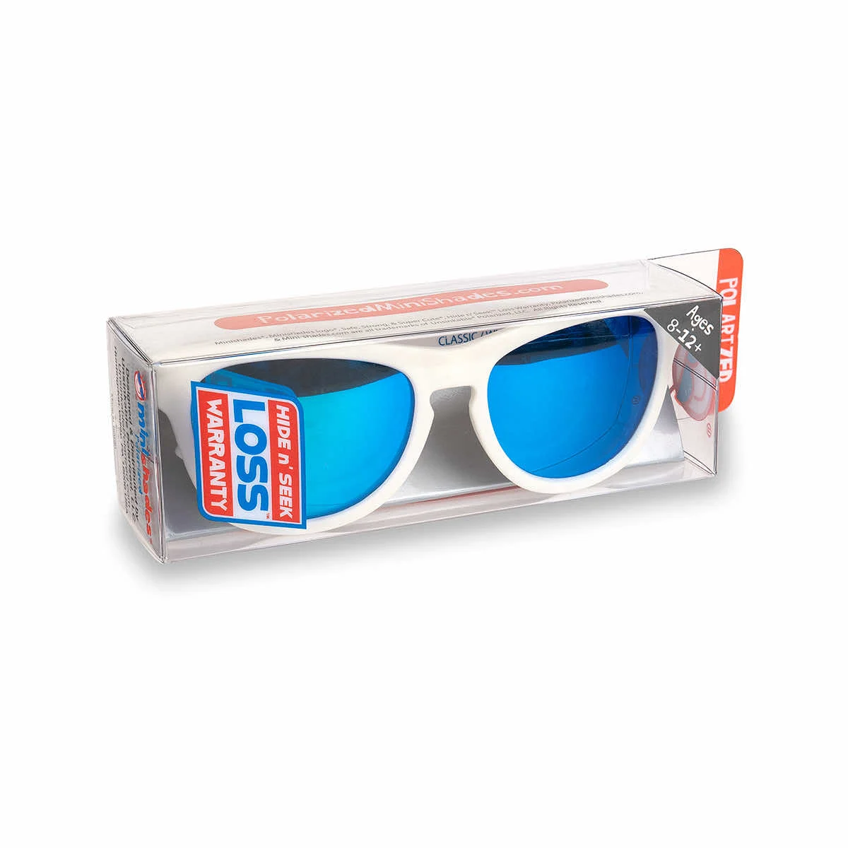 Reflekt Kids' Mini Shades Polarized Cloud White Sunglasses - Ages 8-12+