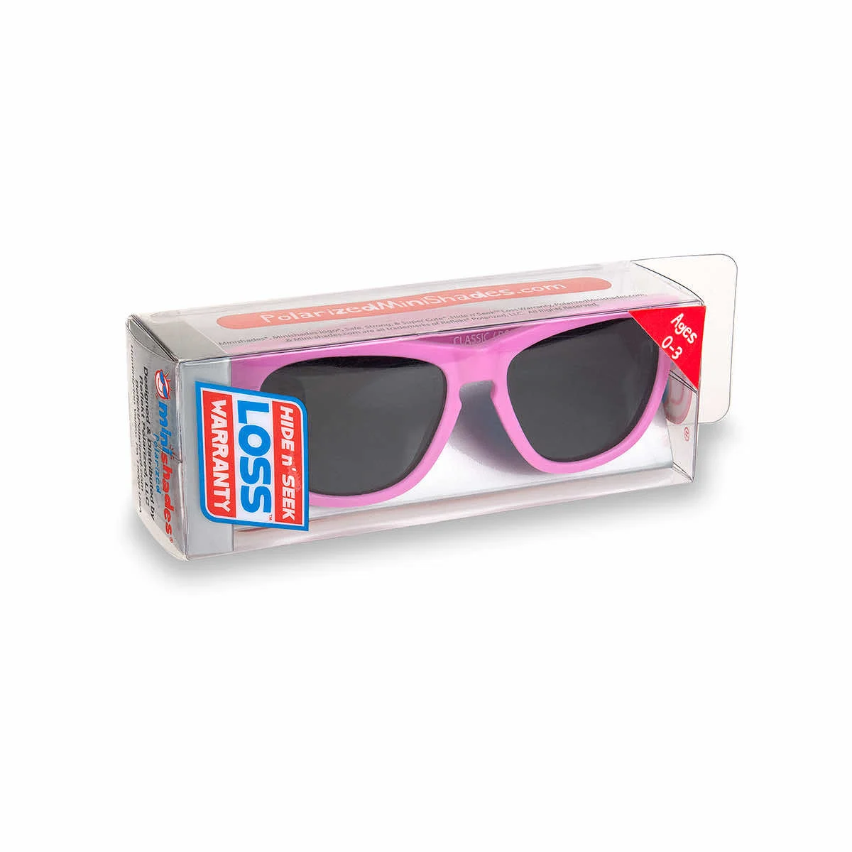 Reflekt Kids' Mini Shades Polarized Pink Sunglasses - Ages 0-3