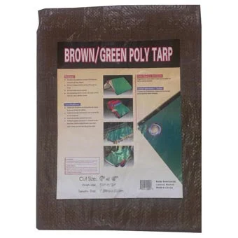 REVERSIBLE BRN GRN TARP 6X8