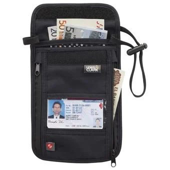 RFID NECK STASH - BLACK