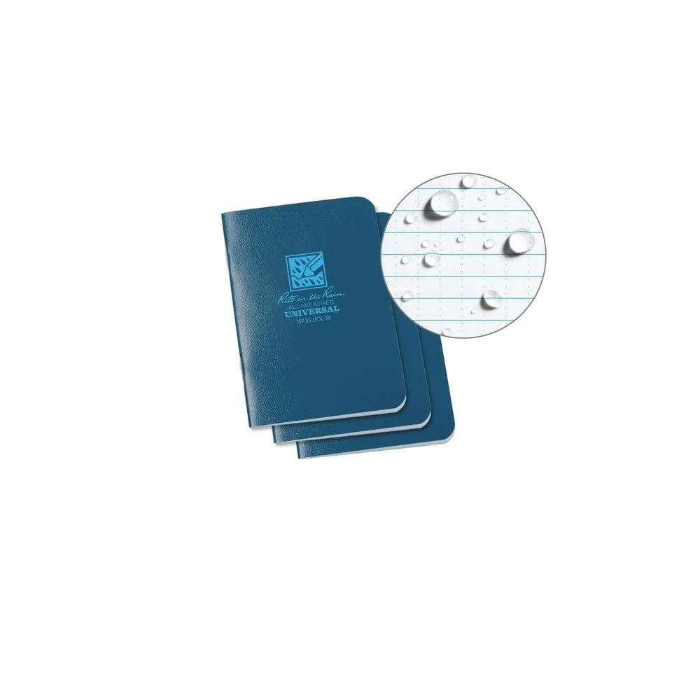 Rite in the Rain 3x4 Stapled Notebook 3PK