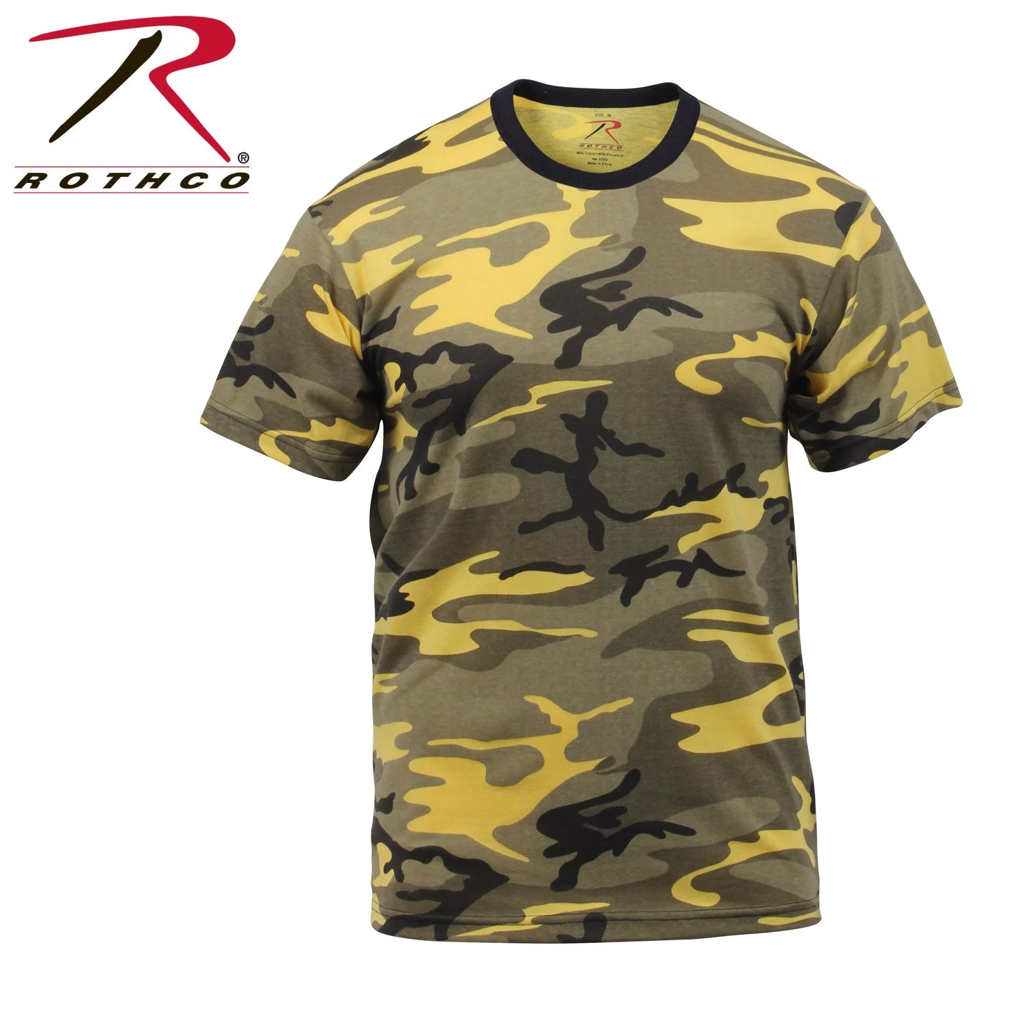 Rothco Colored Camo T-Shirts - Stinger Yellow Camo