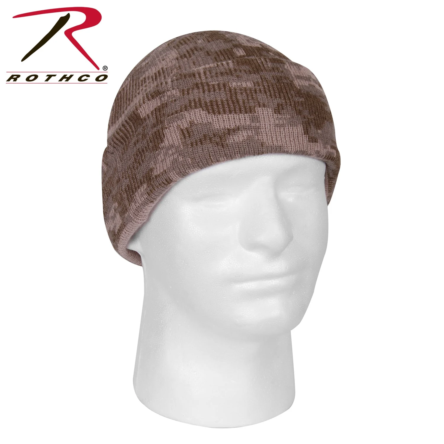 Rothco Deluxe Camo Watch Cap-Desert Digital Camo