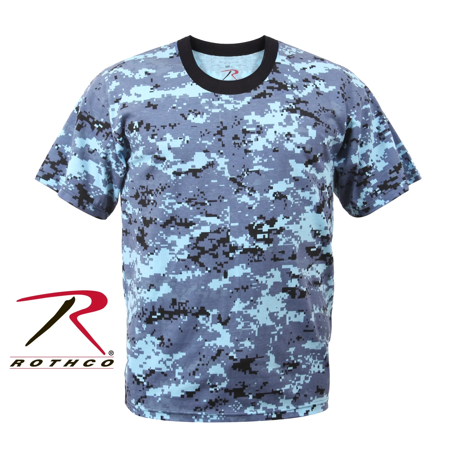 Rothco Digital Camo T-Shirt - Sky Blue Digital Camo