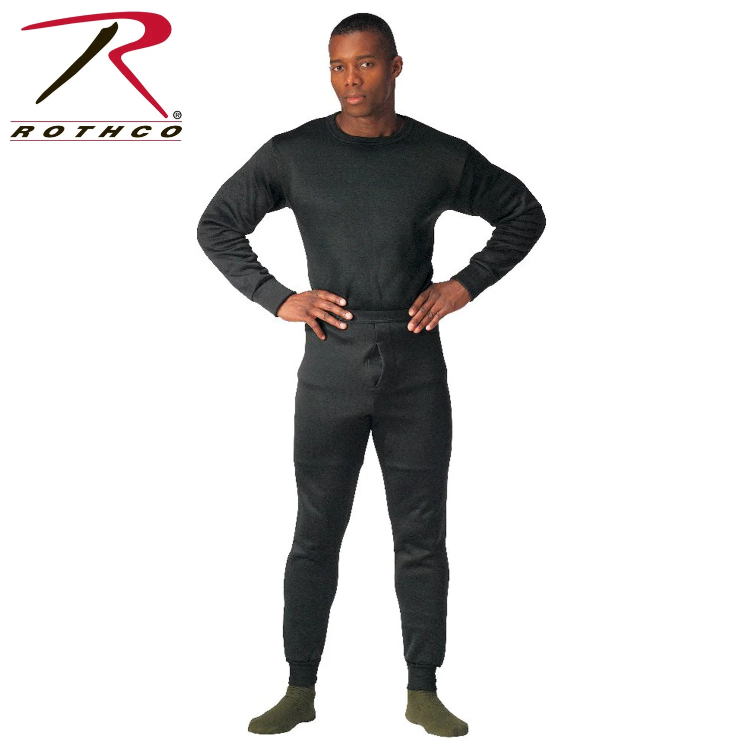 Rothco ECWCS Poly Crew Neck Top - Black