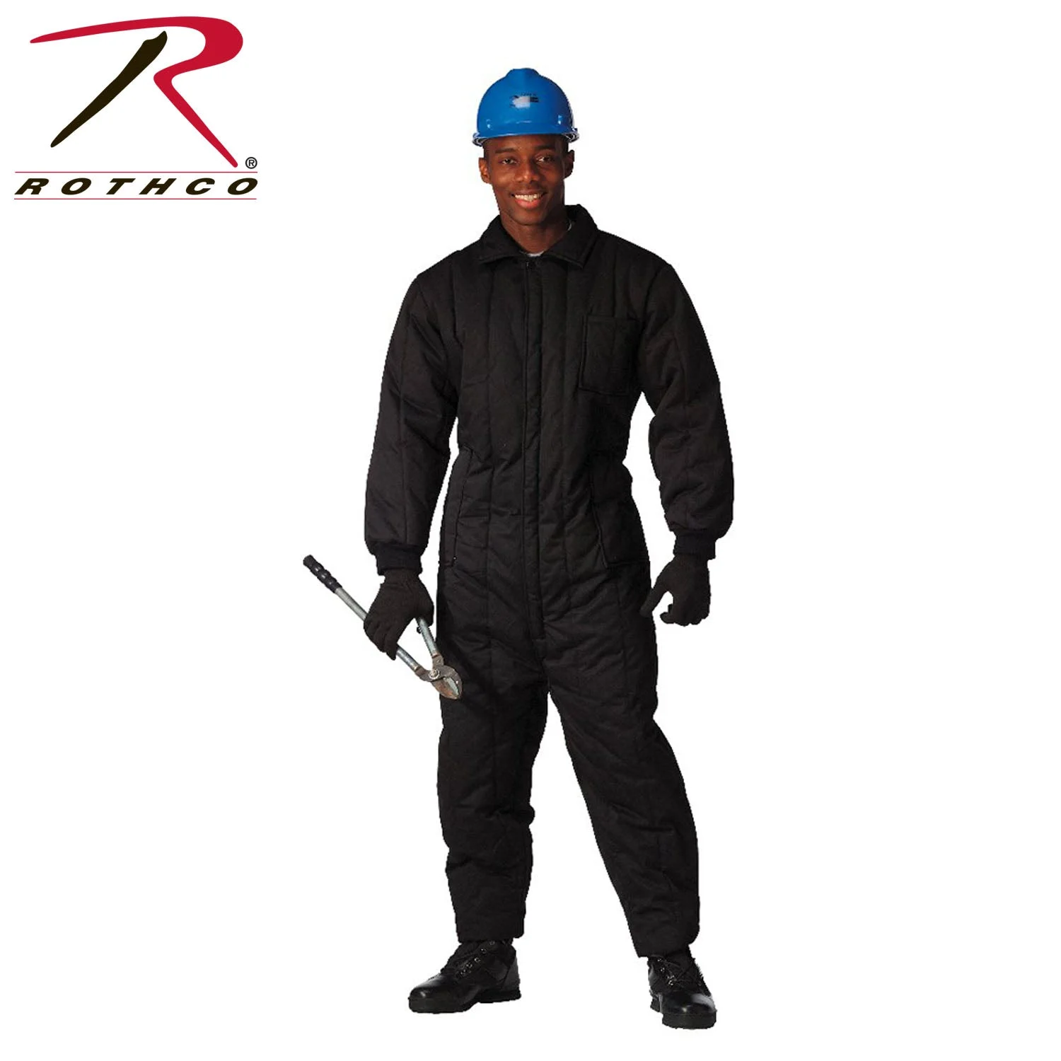 ROTHCO INSULATED COVERALL - BLACK / 2XL