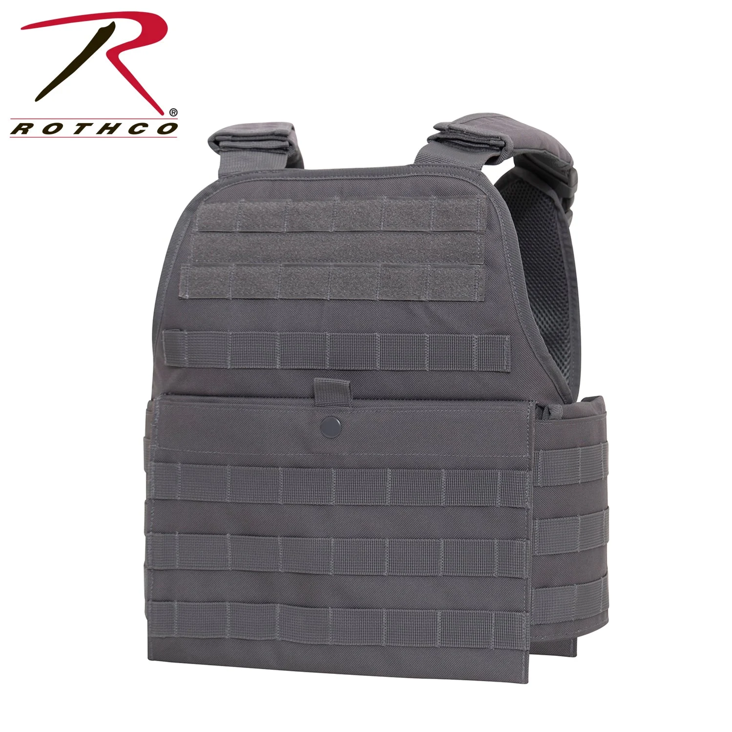 Rothco MOLLE Plate Carrier Vest - Grey