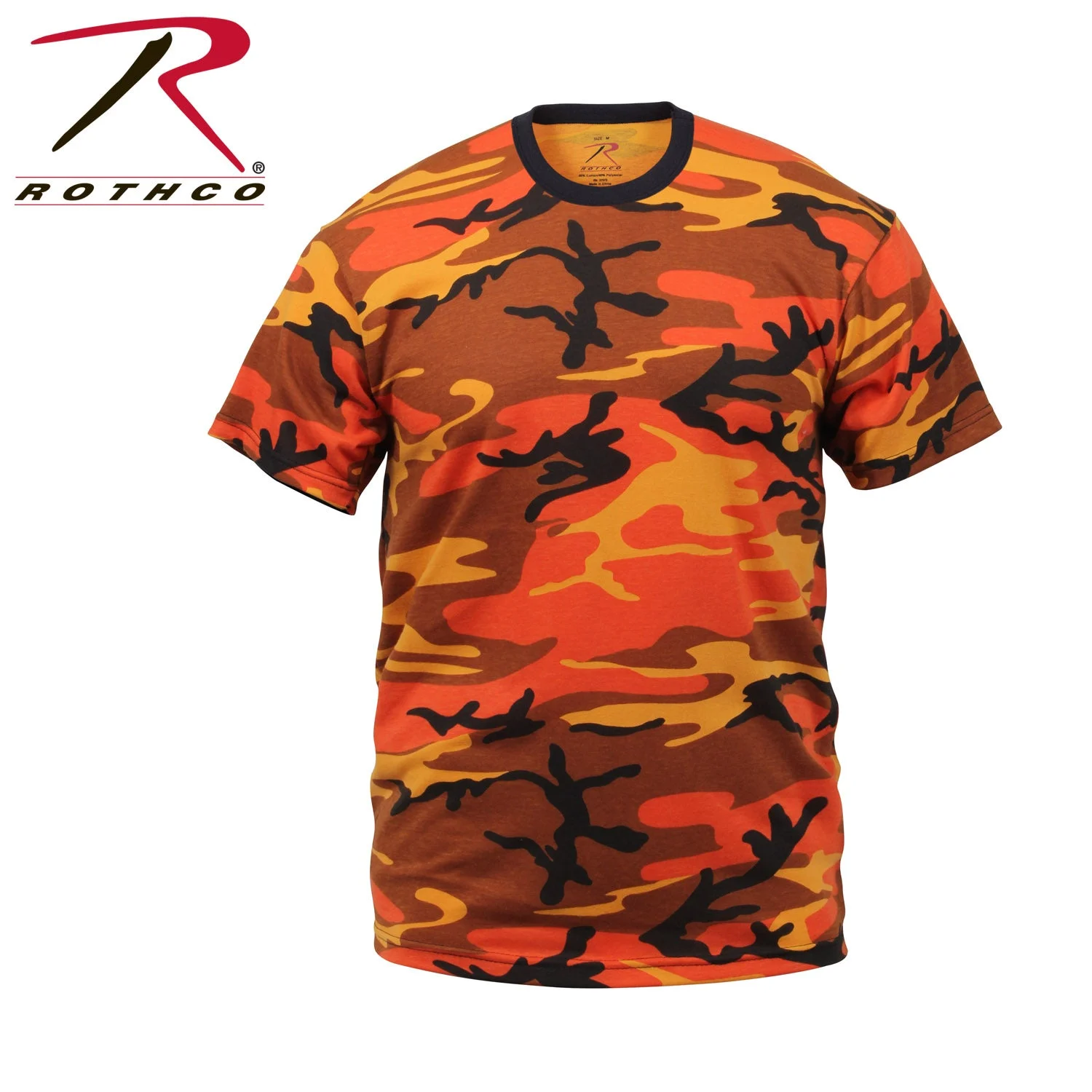 ROTHCO T-SHIRT / ORANGE CAMO