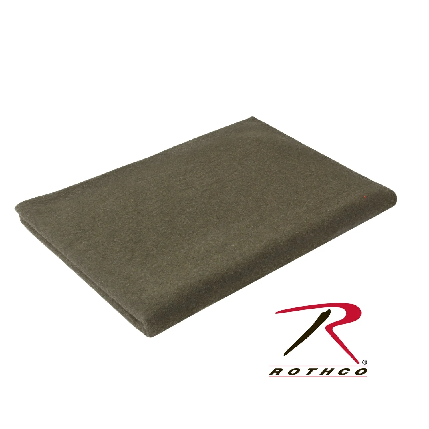 Rothco Wool Blanket - Olive Drab - 62"x80"
