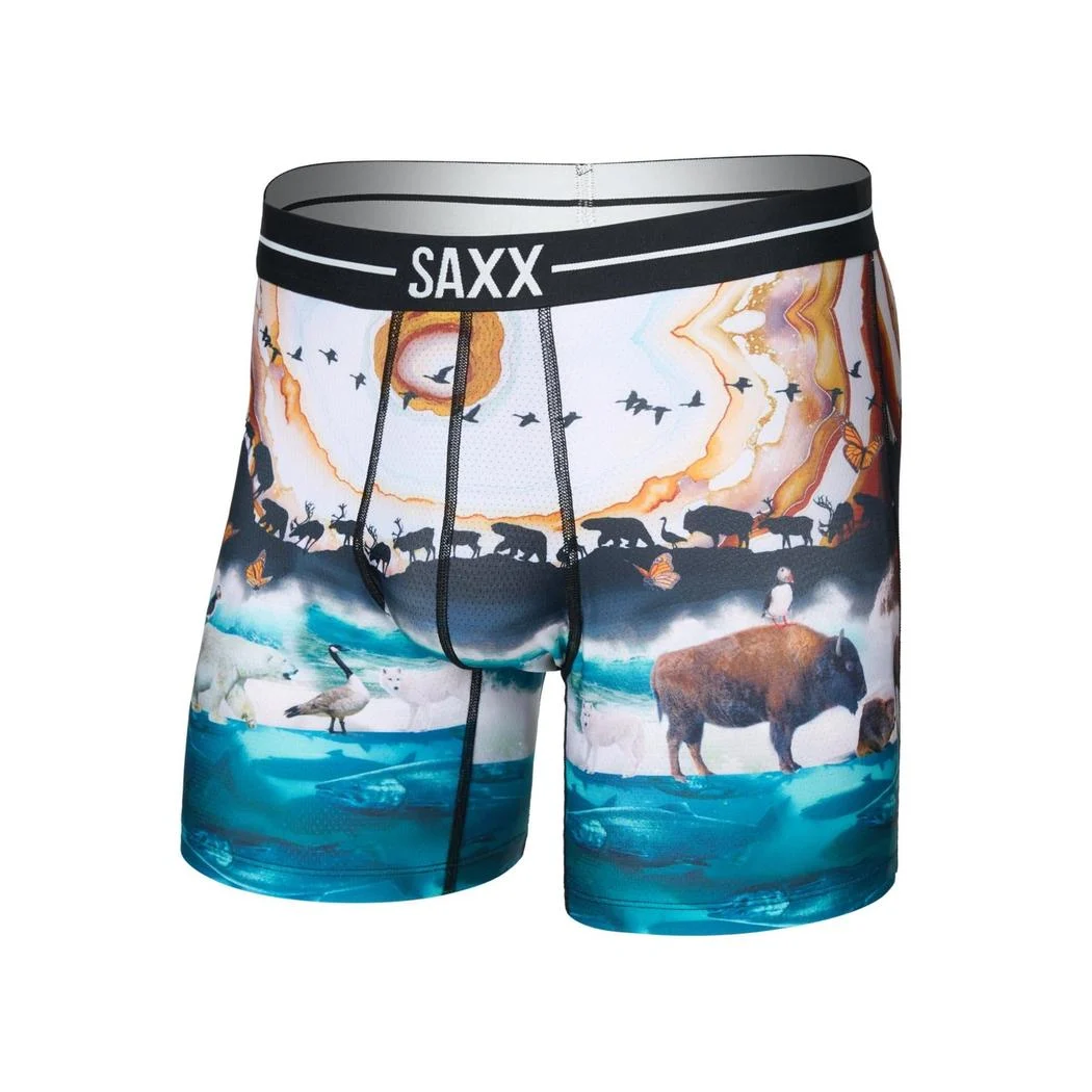 SAXX Volt Breathable Mesh Boxer Brief - 6"