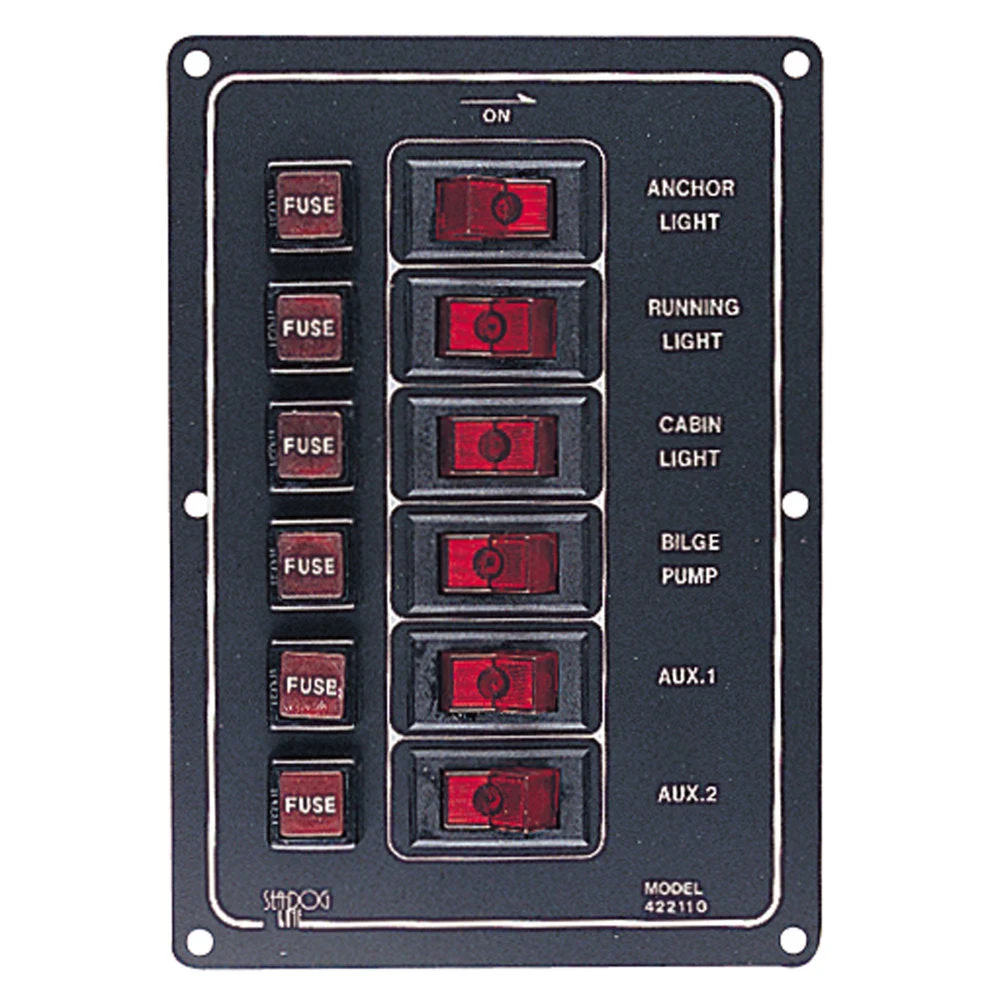 Sea-Dog Aluminum Vertical Switch Panel | Miyar Adventures