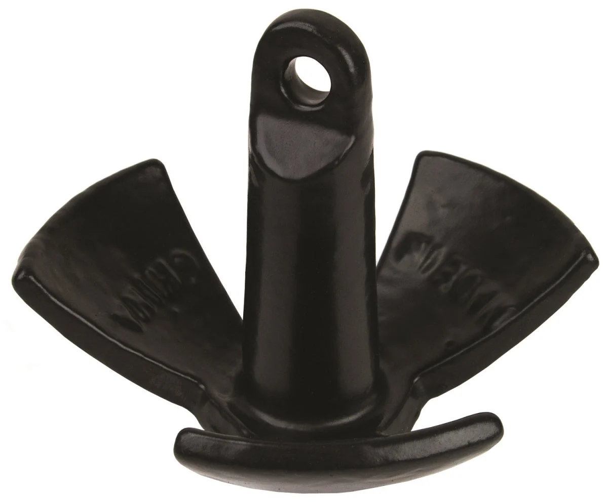 Sea Dog Marine 314275 15 Lbs River Anchor Black for 3-314275 | Miyar Adventures