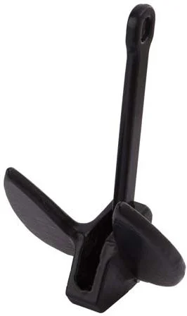 Sea-Dog Navy Ancor Cast Iron Black Vinyl Coated 28 lb | Miyar Adventures