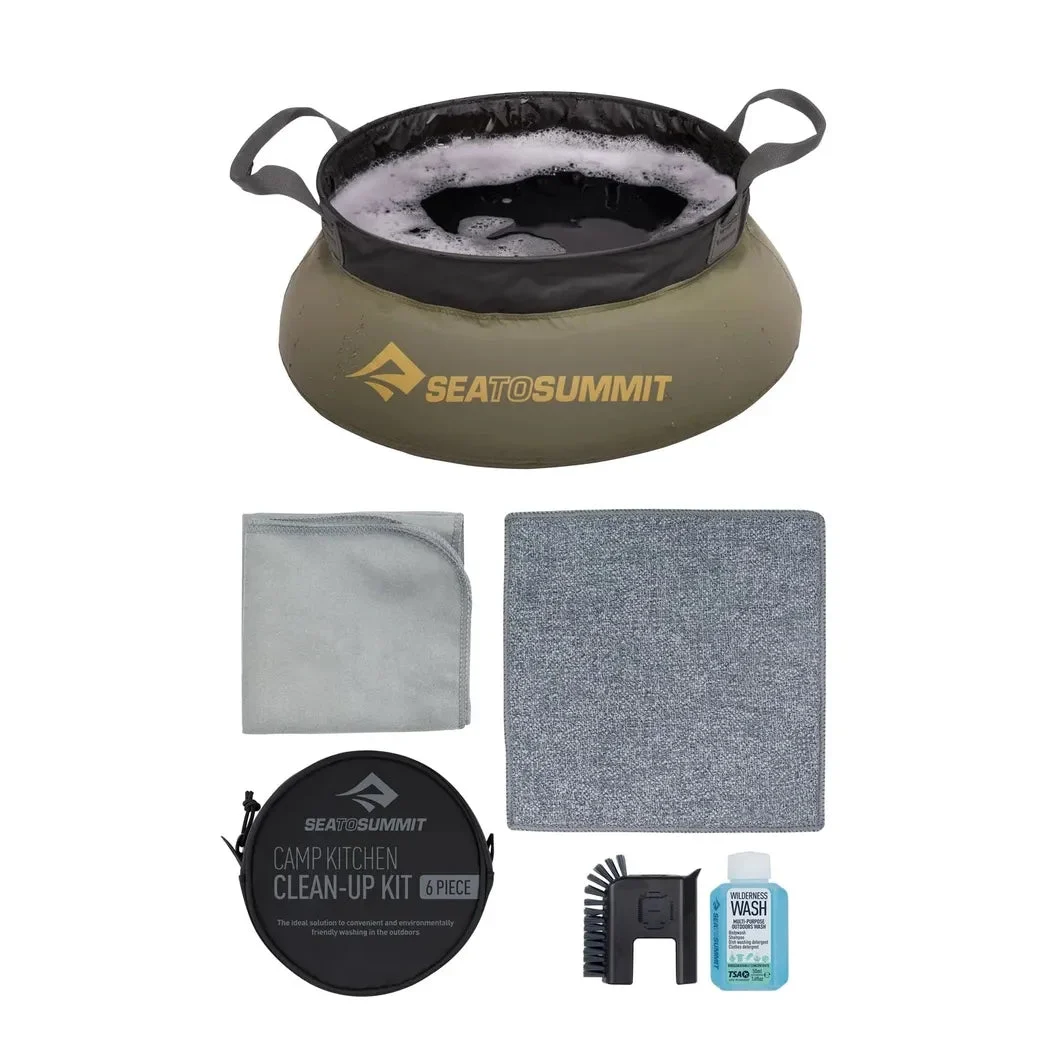 Sea To Summit Camp Kitchen Clean Up Kit - [6 Piece]
